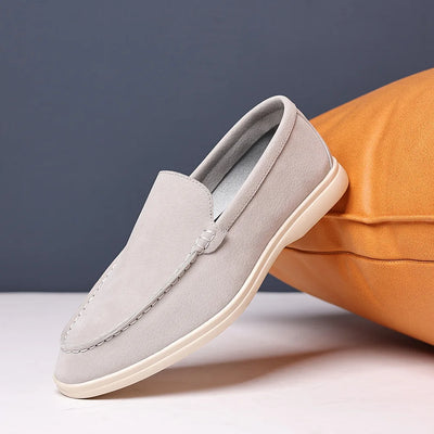 Classic Moccasins Dress Shoes Men Suede Leather Shoes For Men Loafers Formal Wedding Party Shoes Sapato Social Flats Size 39-49