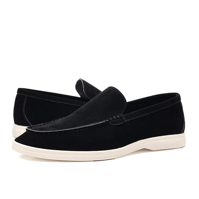 Classic Moccasins Dress Shoes Men Suede Leather Shoes For Men Loafers Formal Wedding Party Shoes Sapato Social Flats Size 39-49